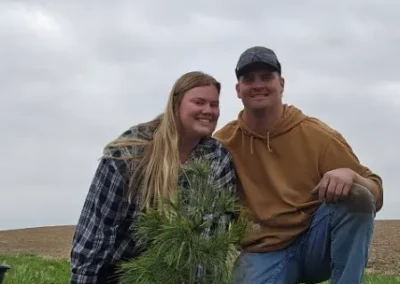 Zeb Planting a Sapling