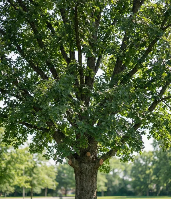 Oak tree trimming