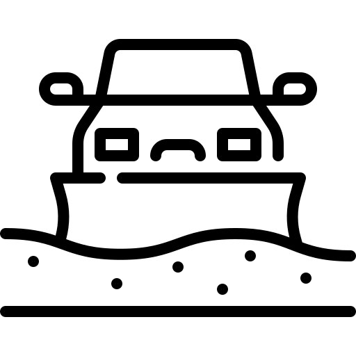 snow plow truck icon